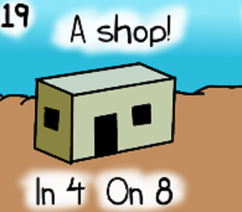 A shop in the desert!