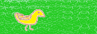 bird on lawn