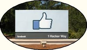 Facebook headquarters sign