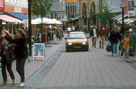 Picture of Copenhagen pedestrian-friendly street