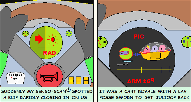 Panel 4 -- Zen 1077 detects Lavenderoonie vessel closing in